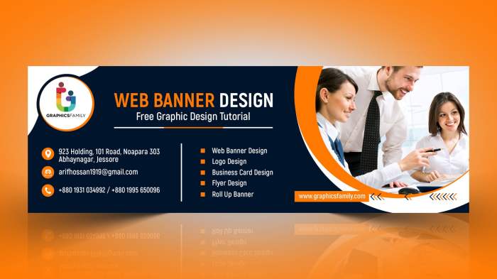 Professional Web Banner Design Free PSD Template – GraphicsFamily